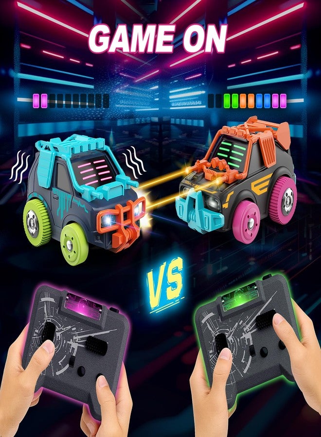 Winyea Tag RC Cars 2 Pack Remote Control Combat Cars: 2.4G Rechargeable | 360° Interactive Shooting Battle | Family Parent-Child and Party Fun | Toy for 6+ Year Old Boys Girls - Image 2